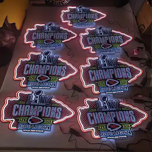 outdoor lighted up beer sign box for bar light up bar sign